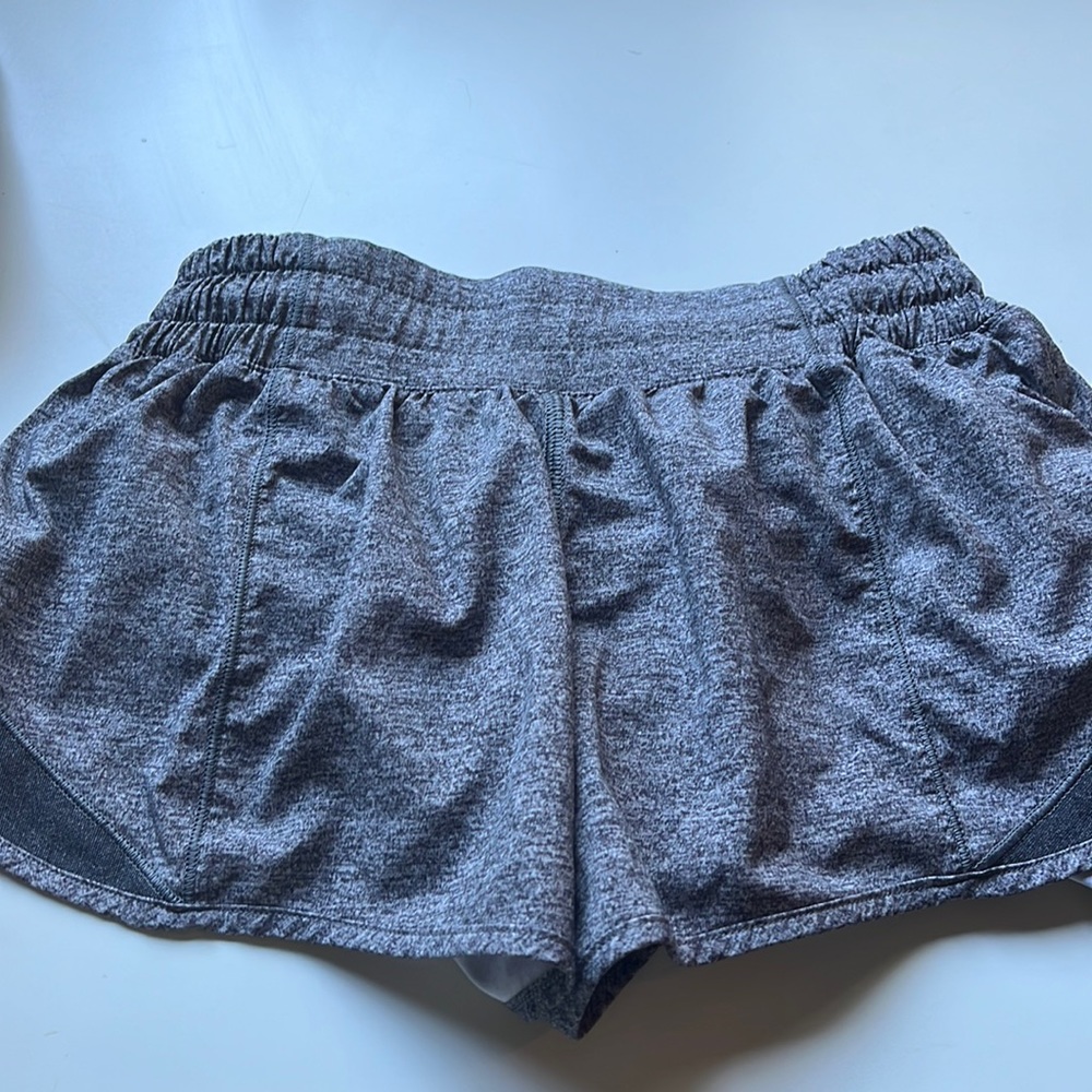 Hotty hot shorts, color grey, great condition!